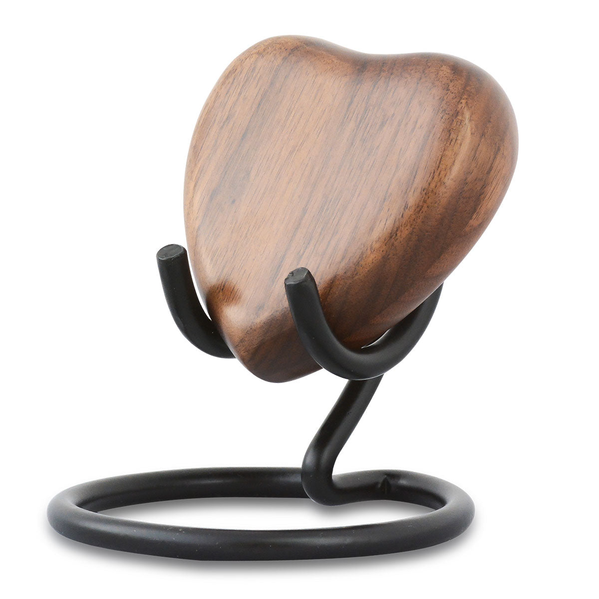 Dark Wood Heart Keepsake